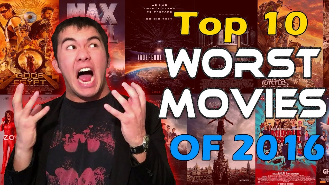 Top 10 Worst Movies of 2016 YouTube