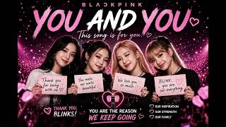 BLACKPINK - You And You (A Song for Every BLINK) | AI Original Song |  Lyrics Video
