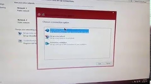 How to create a Broadband(PPPOE) DSL line dial-up connection in #Windows 7,8,10.