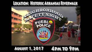 2017 Neighborhood Safety Night Ad - Pueblo Police Dept