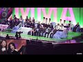 Idols Reaction To ILLIT Not Cute Anymore Performance At MMA 2025 