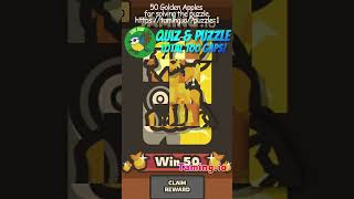 [Taming.io] Quiz &amp; Puzzle (Total 100 Free Golden Apples) 🍎💰 #shorts