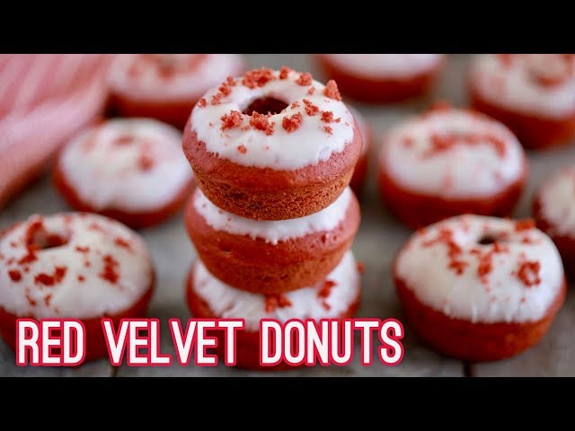 Red Velvet Donuts (Baked Not Fried) Gemmas Bigger Bolder Baking Ep 195