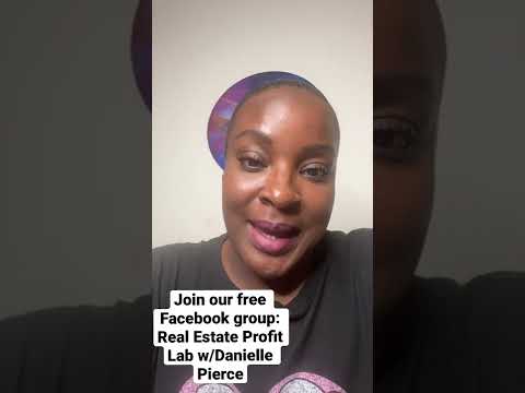Join our FREE Facebook group Real Estate Profit Lab with Danielle Pierce