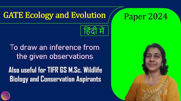 GATE Ecology and Evolution 2024 | Solved MSQ | Solving Questions with Gauri ma’am