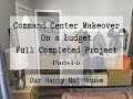 Command Center Entryway Full Completed Project | Parts 1-6 | DIY Makeover on a Budget