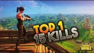 Top1 Duo 15 Kills Avec Un Tres Gros Joueur Fortnite Battle Royale