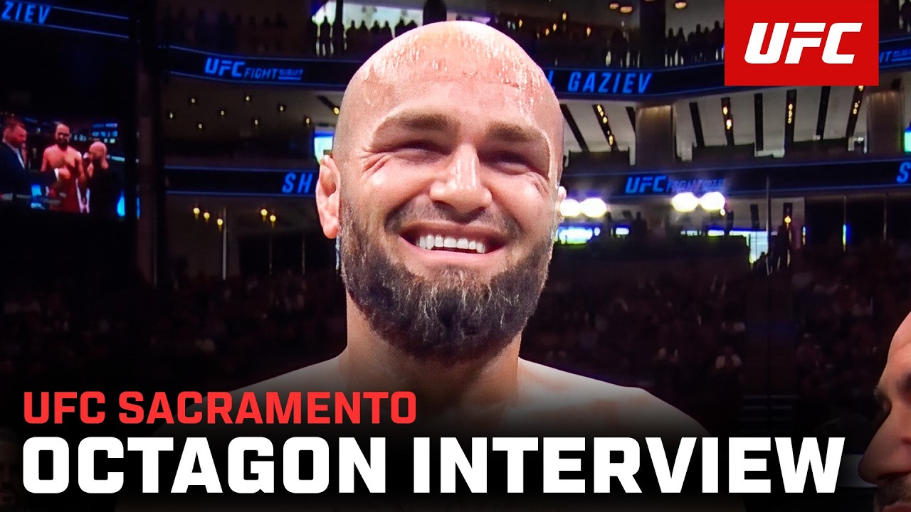 Shamil Gaziev Octagon Interview | UFC Sacramento