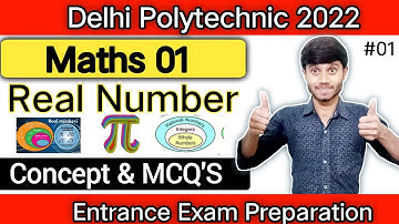 Delhi Polytechnic 2022 : Real Number | Basic Concepts & Most Important MCQ
