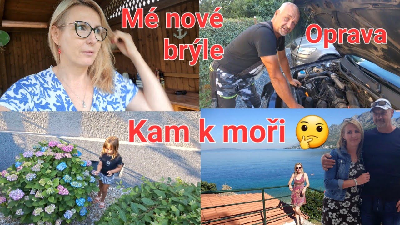 Kam do Chorvatska?🤔 Konečně nové brýle 🤓 Prázdniny v plném proudu 🏖 Milan opravuje auto 🙉