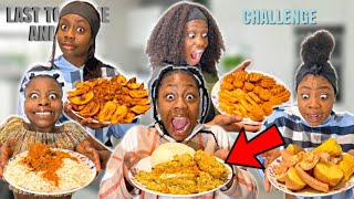 MUST WATCH! LAST TO EAT AND LEAVE THEIR FAVOURITE FOOD Challenge *epic challenge😱