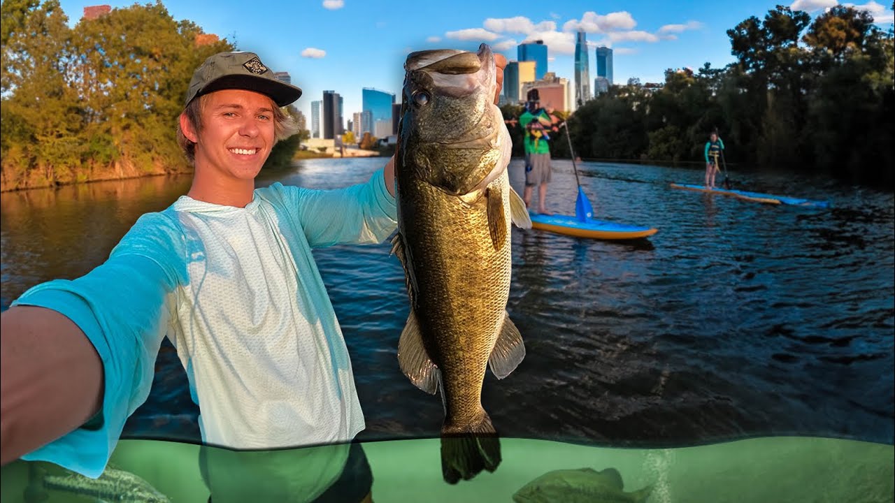 WADE Fishing Is the Best Way To Catch BIG Urban Bass