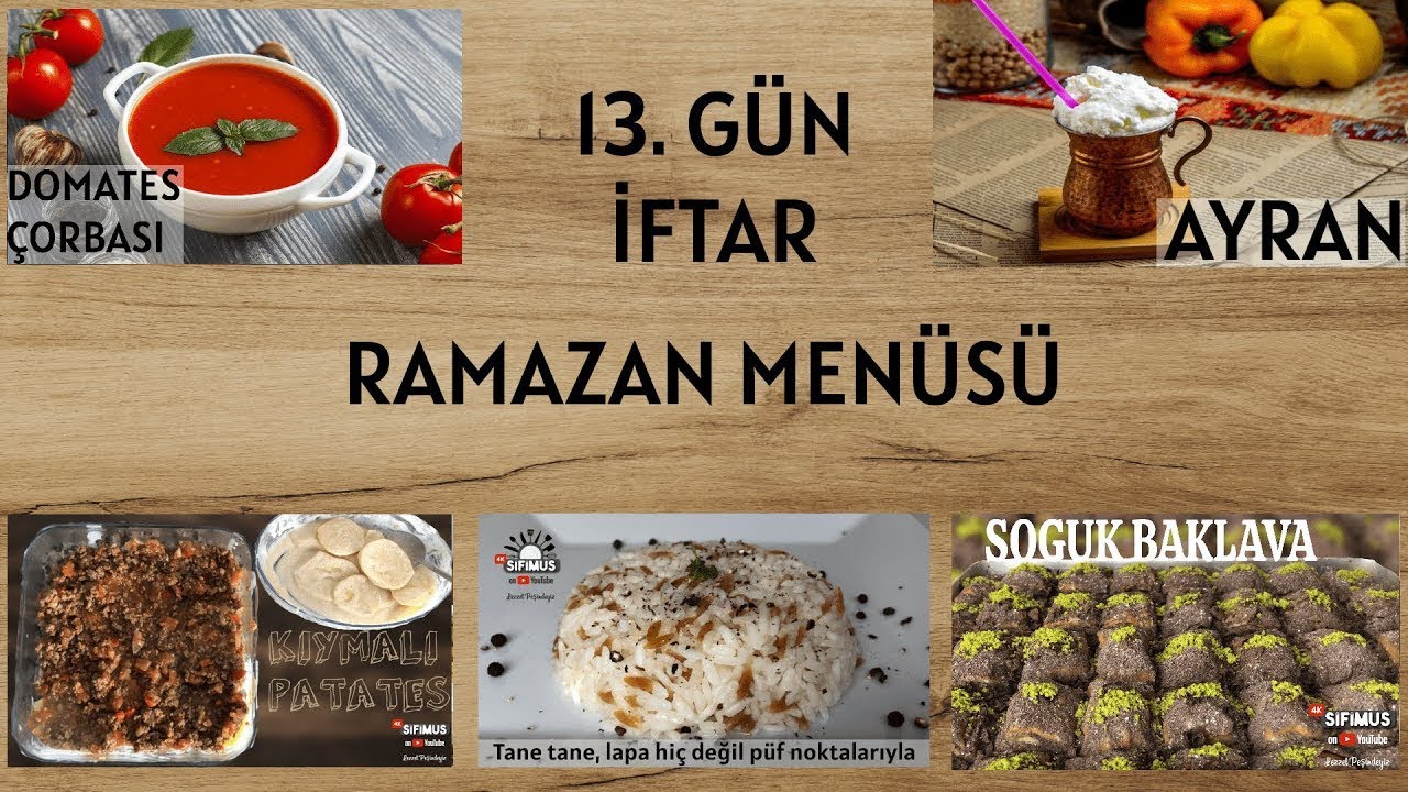 2022 RAMAZAN İFTAR MENÜSÜ ÖNERİSİ  30 günlük ✔ #13 Gün YEMEK TARİFLERİ #shorts