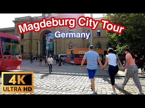 Magdeburg, Germany - 4K Virtual Walking Tour around the City - Travel Guide