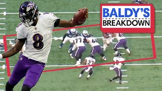 Breaking Down Lamar Jackson's FLAWLESS Second Half vs. the Colts | Baldy Breakdown