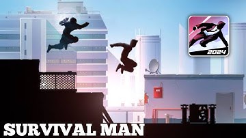 Vector - playing The custom level |Survival man|gameplay-1