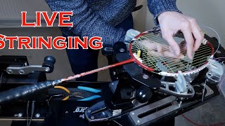 LIVE Badminton Racket Stringing CKYEW