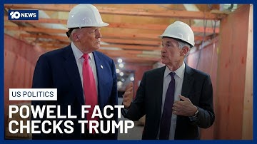 Donald Trump Gets Fact Checked Live By Reserve Bank Chair Jerome Powell During Central Bank Tour | 1