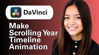 How To Make Scrolling Year Timeline Animation In Davinci Resolve (Step By Step)
