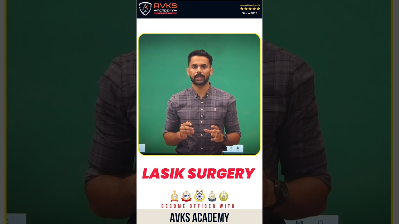 CAPF AC 2026 | Lasik Surgery | CAPF Medical | CAPF Assitant Commandant 