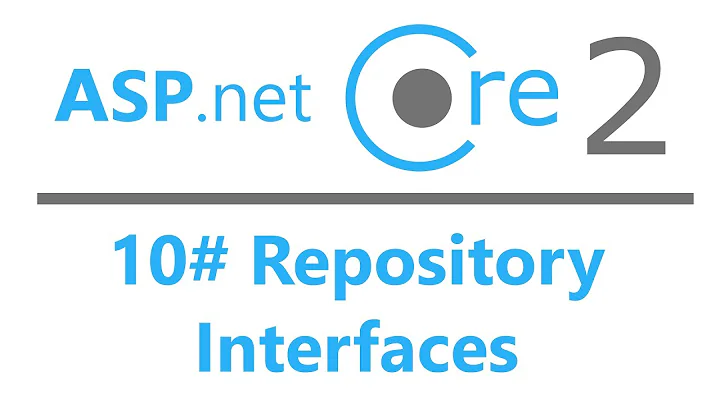 10# Asp.Net Core 2.0 MVC - Repository Interfaces
