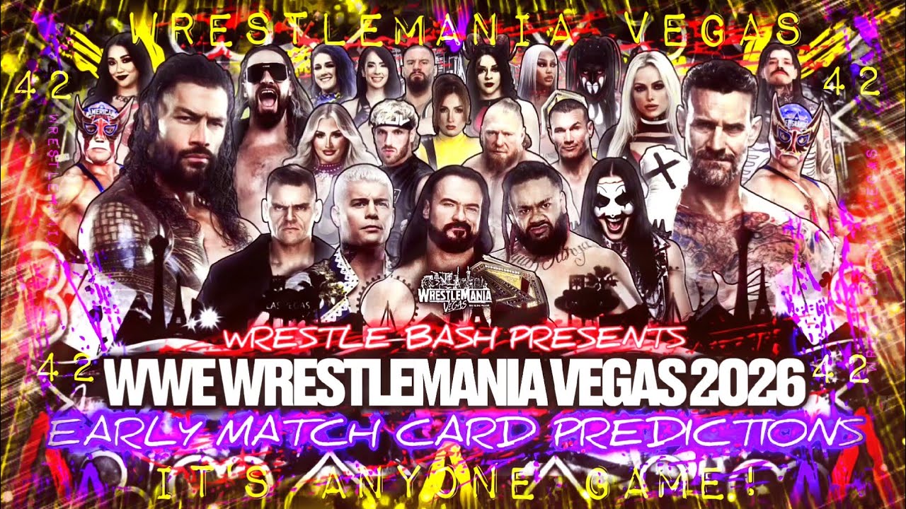 Предварительные прогнозы на матчи WWE Wrestlemania в Вегасе (февральское издание)