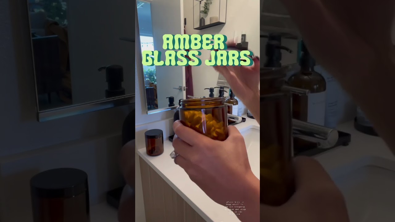 amber glass jars from amazon 