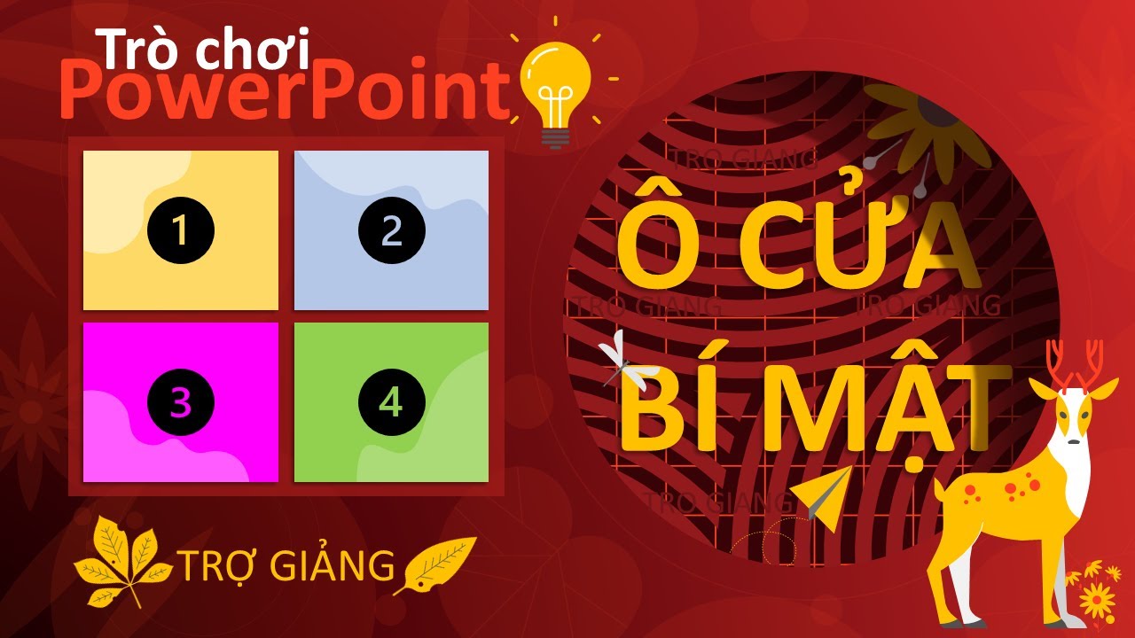 Cách tạo trò chơi đoán hình trên PowerPoint 2016 2013 2019 2010