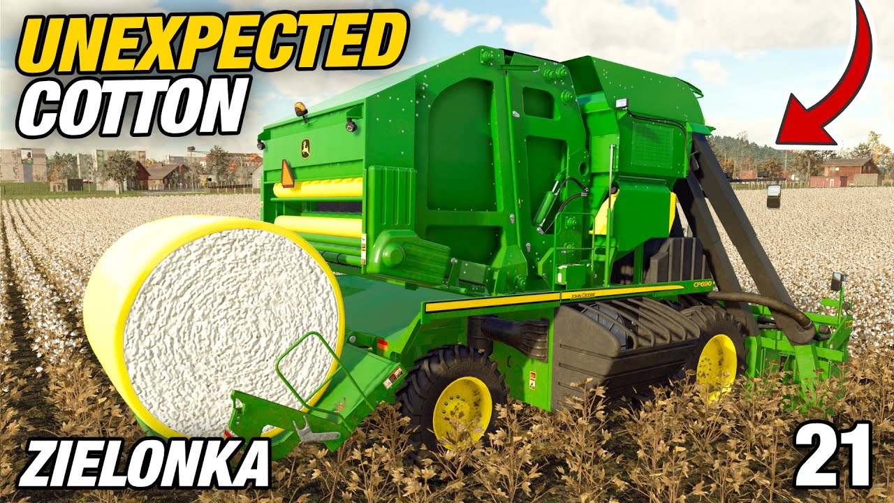UNEXPECTED COTTON!! Farming Simulator 22 Premium Edition Zielonka