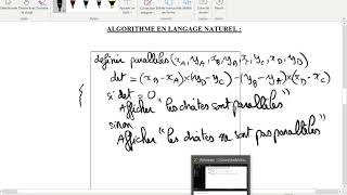 TP Python sur les vecteurs(Seconde)