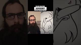 Cartoon Beards Being Shaved Off