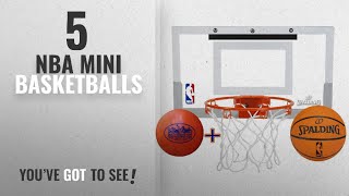 Top 10 NBA Mini Basketballs [2018]: Spalding NBA Slam Jam Mini Basketball Hoop Deluxe Set with