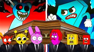 SAVE the SHAPES vs. SPRUNKI - GameToons   | Coffin Dance Song (COVER)