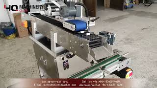horizontal tube labeling machine with bottle sorting system|YQ pre roll tube labeler machine poland