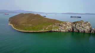 залив Находка остров Лисий DJI Mavic 4K залив Находка остров Лисий DJI Mavic 4K