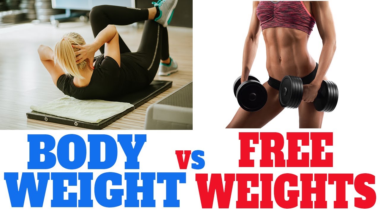 Bodyweight Exercises VS Free Weights Which is More Effective? YouTube