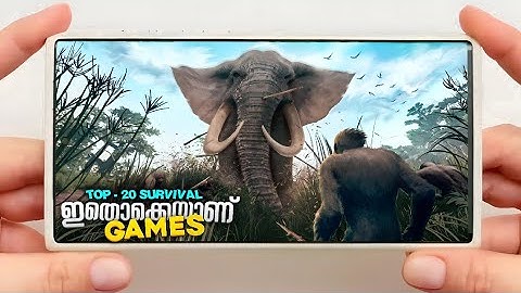 Top 20 Best OpenWorld Survival Games For Android & Ios In 2025 | Malayalam