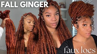 How to get ginger faux locs / Handmade faux locs
