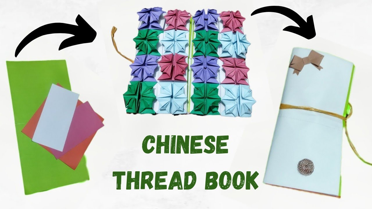 Chinese Thread Book(wallet) 💖🌸Making Tutorial || Step By Step DIY ...