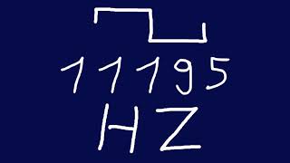 11195 hz square