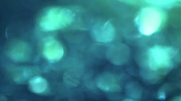 Turquoise bokeh/ Video effect background footage