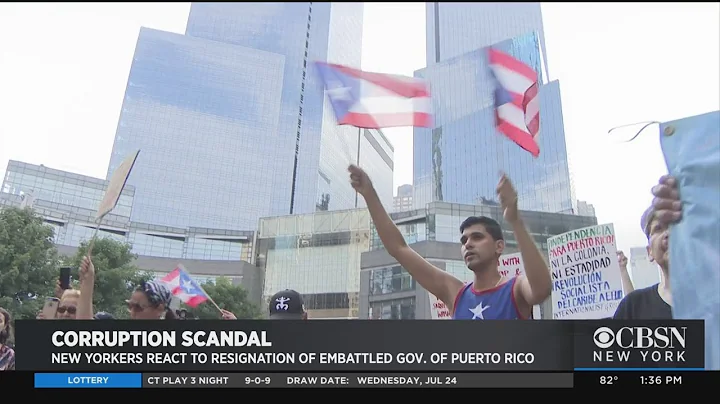 New Yorkers React To Resignation Of Puerto Ricos E...