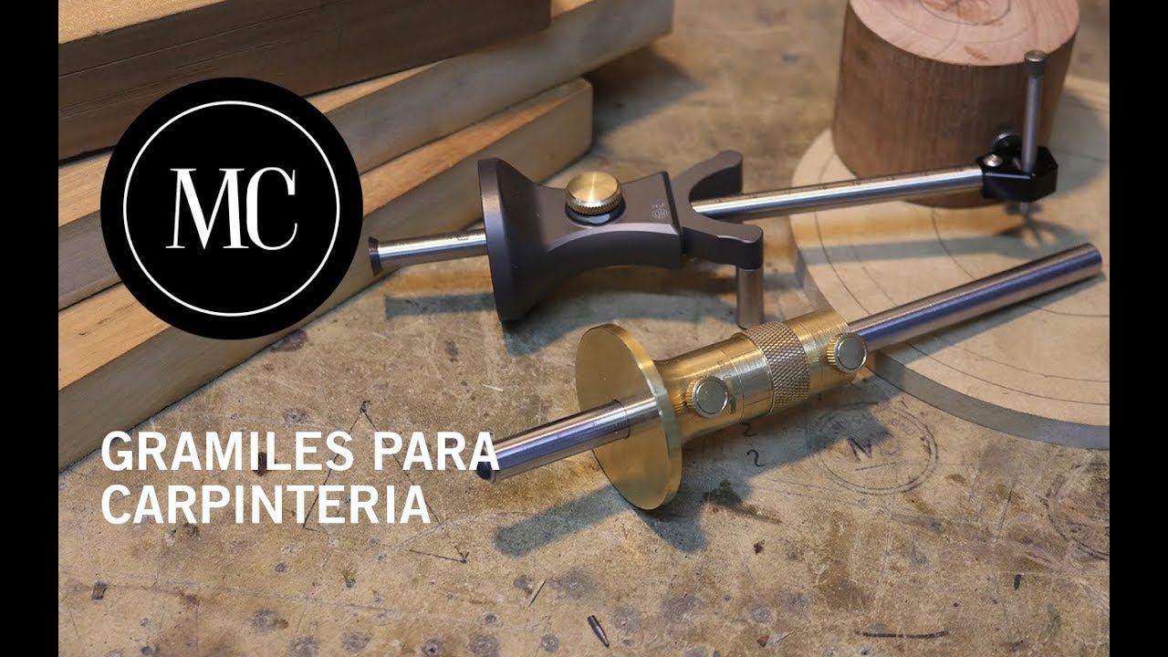 Gramiles para carpinteria de Banggood. - YouTube