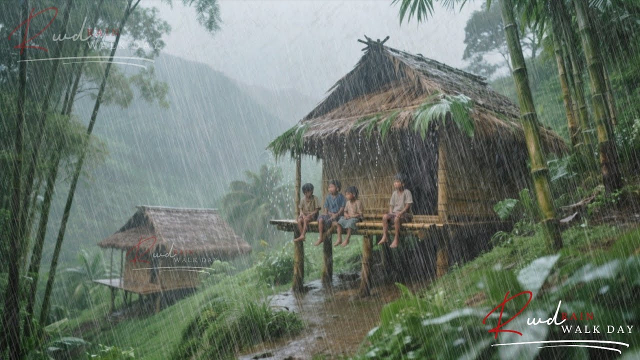 СЕЛЬСКАЯ ЖИЗНЬ В ТРАДИЦИОННОМ ДОМЕ, ПОСТРАДАВШЕМ ОТ СИЛЬНОГО ЛИВНЯ