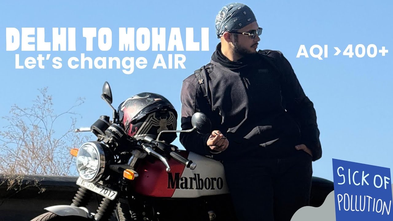 Delhi to Mohali Ride with GT 650 | fresh air और ride | traffic jam and pollution AQI 400+