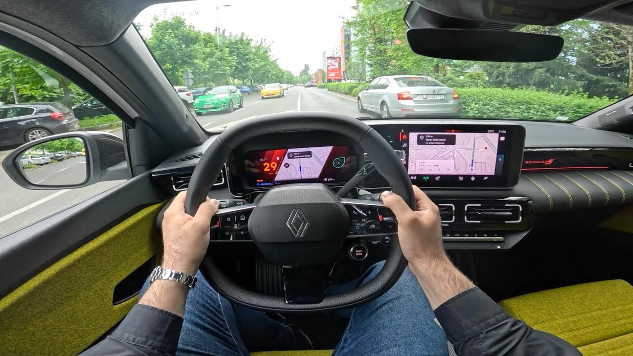 New RENAULT 5 2025 - POV test drive (SUPER COOL new model)