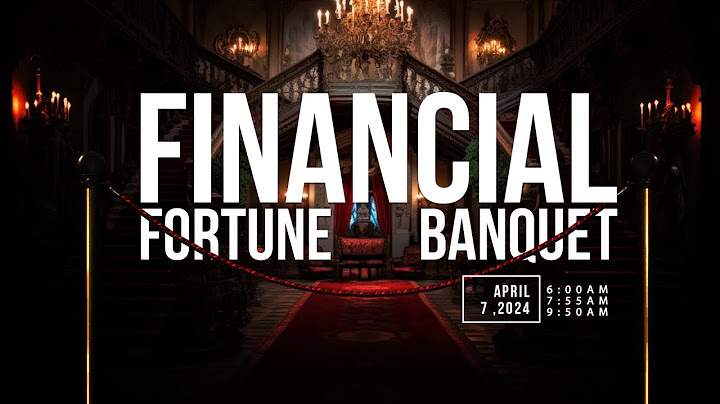 FINANCIAL FORTUNE BANQUET SERVICE | 7, APRIL 2024 | FAITH TABERNACLE OTA.