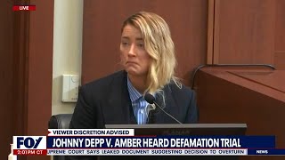 Amber Heard: Johnny Depp slapped me for asking about Winona Ryder tattoo | LiveNOW from FOX