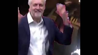 Exclusive footage of Jeremy Corbyn after the exit polls were announced...