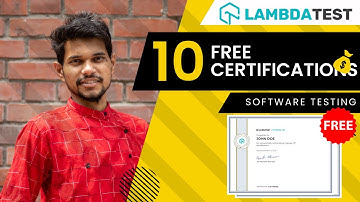 Lambdatest FREE Certifications for Software Testing  | Lambdatest |  Lambdatest Selenium
